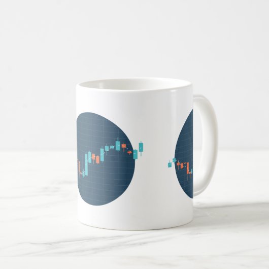 optie op de beursdag koffiemok (Voorkant rechts)