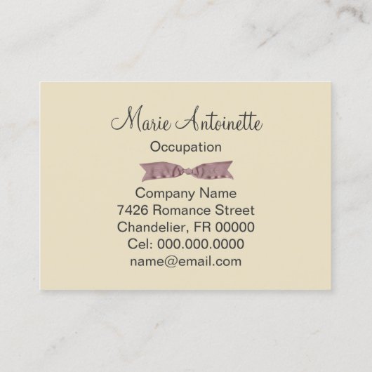 OPTIES IN HET KADER VAN HET MEDEDELING VAN DE koni Visitekaartje (Achterkant)