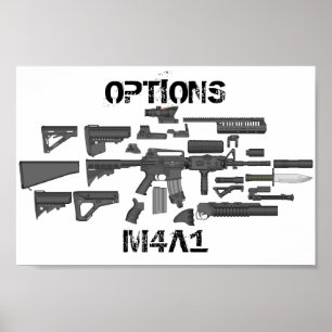 Opties M4A1 Poster