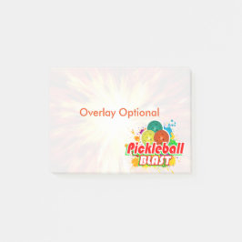 Opties voor Afbeelding met Pickleball Blast Post-it® Notes