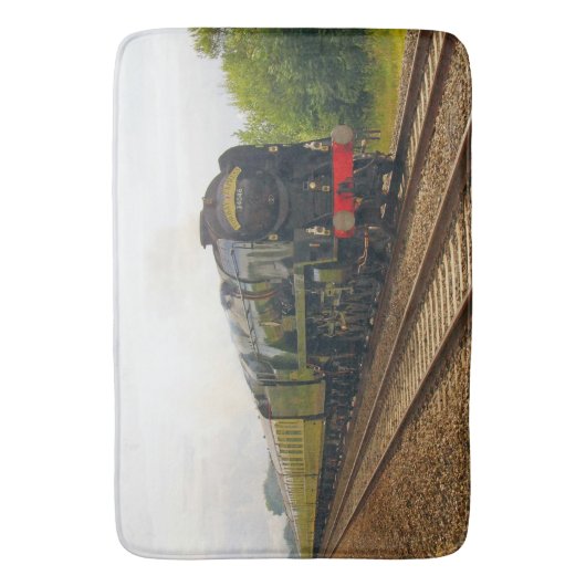 Opties voor Afbeelding van de stoomtrein 28A-B Badmat (Voorkant Verticaal)