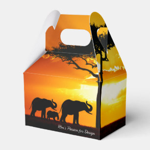 Opties voor Afrika 2 Bedankdoosjes