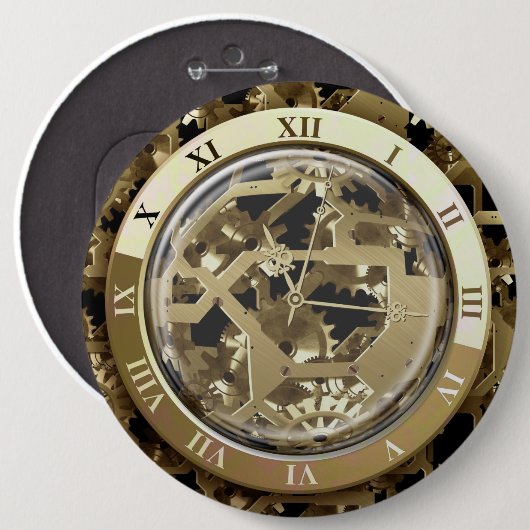 Opties voor Clockwork 6A-Buttonnen Ronde Button 6,0 Cm (Voorkant /achterkant)