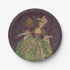 OPTIES VOOR DE GROOTTE EN DE COLOR VAN Koningin Ma Papieren Bordje