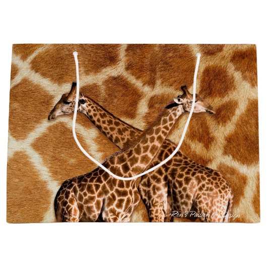 Opties voor Giraffe 1A Large Cadeautasje (Voorkant)