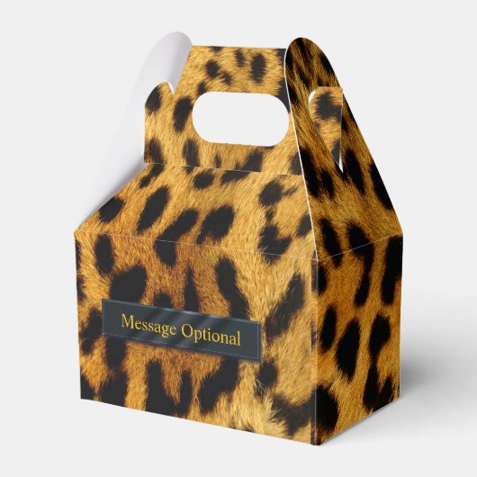 Opties voor Leopard 2 Bedankdoosjes (Voorkant Zijde)