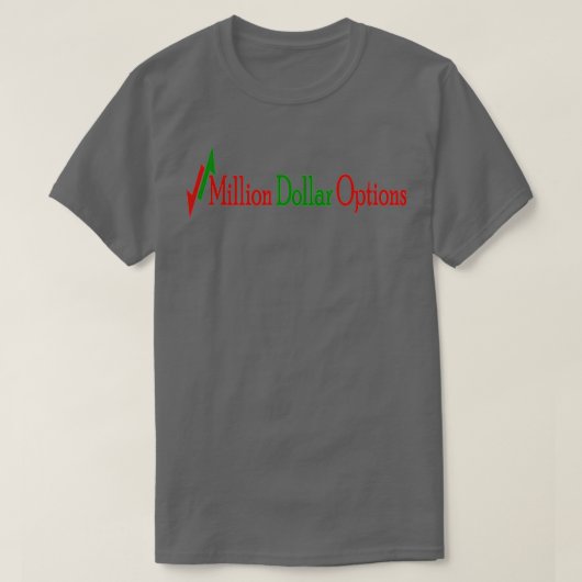 Opties voor miljoen dollar t-shirt (Design voorkant)