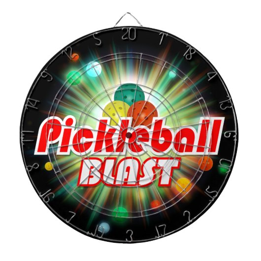 Opties voor Pickleball Blast 1-2 Afbeelding Dartbord (Voorkant)