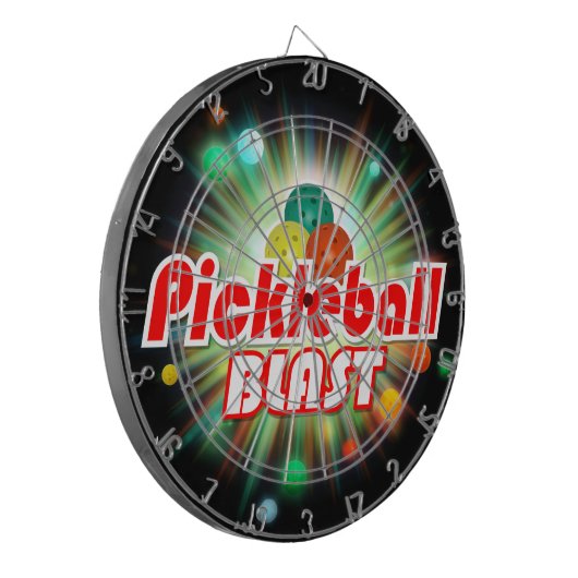 Opties voor Pickleball Blast 1-2 Afbeelding Dartbord (Voorkant Links)