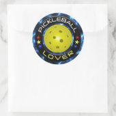 Opties voor Pickleball Lover 1 Ronde Sticker (Tas)