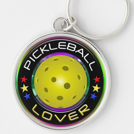 Opties voor Pickleball Lover 1 Sleutelhanger (Voorkant)