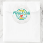 Opties voor Pickleball Lover 2A-2B Ronde Sticker (Tas)