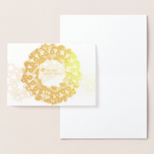 Opties voor prettige kerstbal 1 folie kaarten (Display)