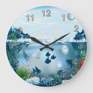 Opties voor wandklokken onder water 5A