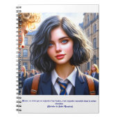 - Optimalistisch geluid Notitieboek (Voorkant)