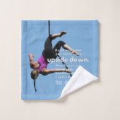 Optimisme in het gezicht van Change Blue Washandje (Wasdoekje)