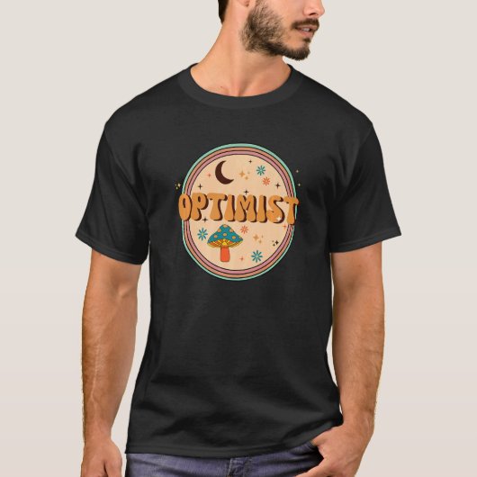 Optimisme Optimisme Positivity Mindset Attitude Em T-shirt (Voorkant)