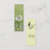 Optimisme Skinny Visitekaartje (Voorkant / Achterkant)