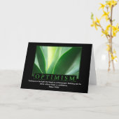 Optimisme Wenskaarten Kaart (Gele Bloem)