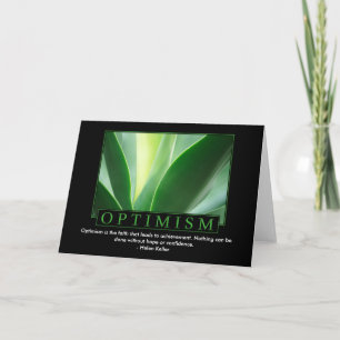 Optimisme-Wenskaarten Kaart