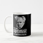 Optimist Arthur Schopenhauer Pessimisme P Koffiemok (Links)