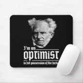 Optimist Arthur Schopenhauer Pessimisme P Muismat (Met muis)