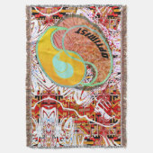 Optimist Modern Patroon Blanket Deken (Voorkant Verticaal)