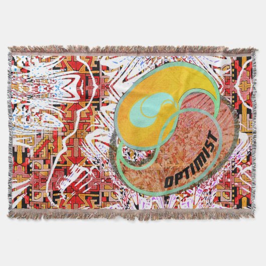 Optimist Modern Patroon Blanket Deken (Voorkant)