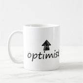 'optimist' Mug Koffiemok (Links)
