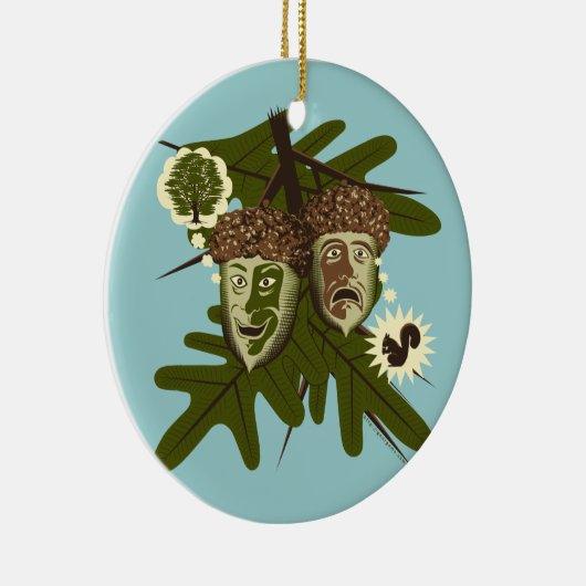 Optimist of pessimist? keramisch ornament (Rechts)