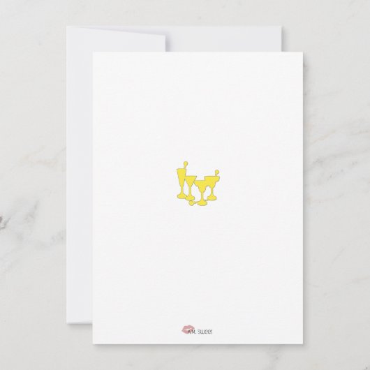 Optimistic Card | Thema van de Partij van de Lemon Kaart (Achterkant)