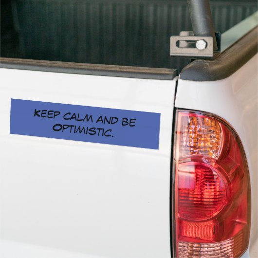 Optimistic Quote Bumpersticker (Op Truck)