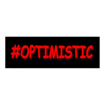 "#OPTIMISTISCH" Cute Design. Bestel nu