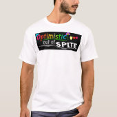 "Optimistisch" in kleur T-shirt (Voorkant)