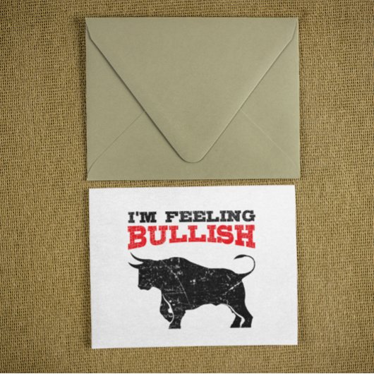 Optimistisch over de beurs Handel in aandelen Briefkaart
