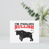 Optimistisch over de beurs Handel in aandelen Briefkaart (Staand voorkant)