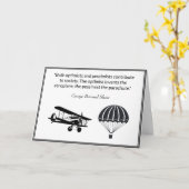 Optimistisch pessimistisch citaat George Bernard S Kaart (Gele Bloem)