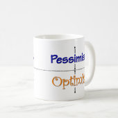 Optimistisch-pessimistische Mok (Voorkant rechts)