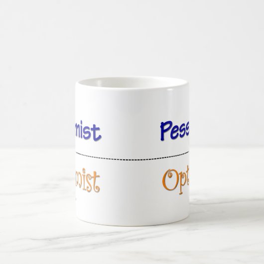 Optimistisch-pessimistische Mok (Center)