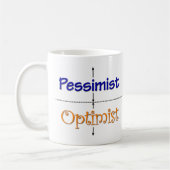 Optimistisch-pessimistische Mok (Links)