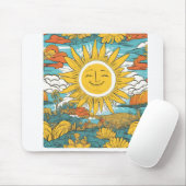 Optimistisch zijn muismat (Met muis)