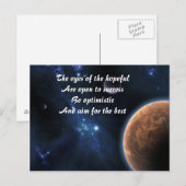 Optimistische briefkaarten (Voorkant / Achterkant)