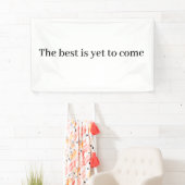 Optimistische evenementbanner spandoek (Insitu)