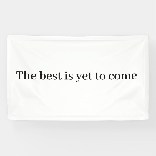 Optimistische evenementbanner spandoek (Horizontaal)