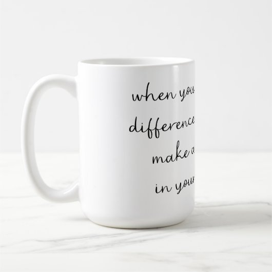 Optimistische koffiemok (Links)