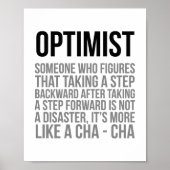 Optimistische offertes poster (Voorkant)