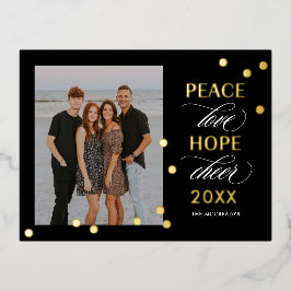 optimistische stemming FOLIE gelukkig nieuwjaar Br Feestdagen Briefkaart