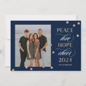 Optimistische stemming Gelukkig Nieuwjaar Kaart (Voorkant)