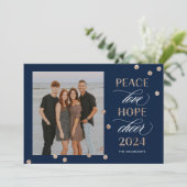 Optimistische stemming Gelukkig Nieuwjaar Kaart (Staand voorkant)