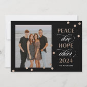 Optimistische stemming Gelukkig Nieuwjaar Kaart (Voorkant)